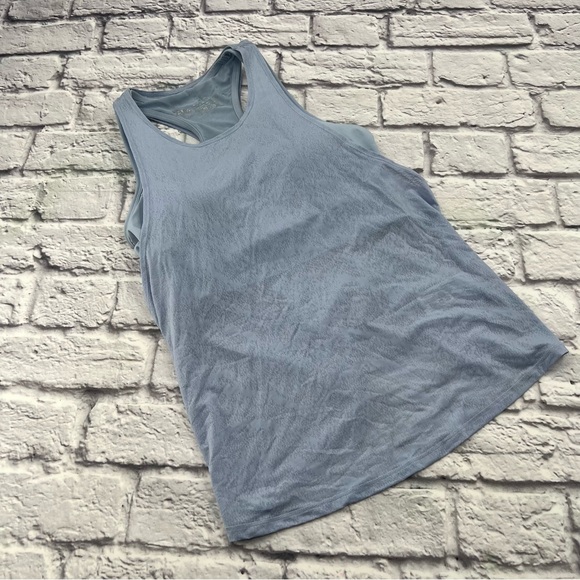 ZYIA Tops - ZYIA Active Women's Light Blue Tank Top Size Small Built in Padded Sports Bra